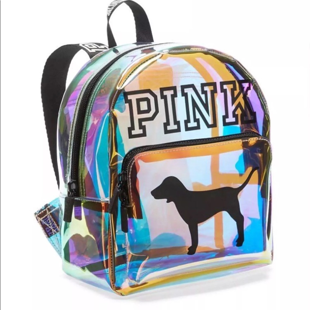Pink mini backpack